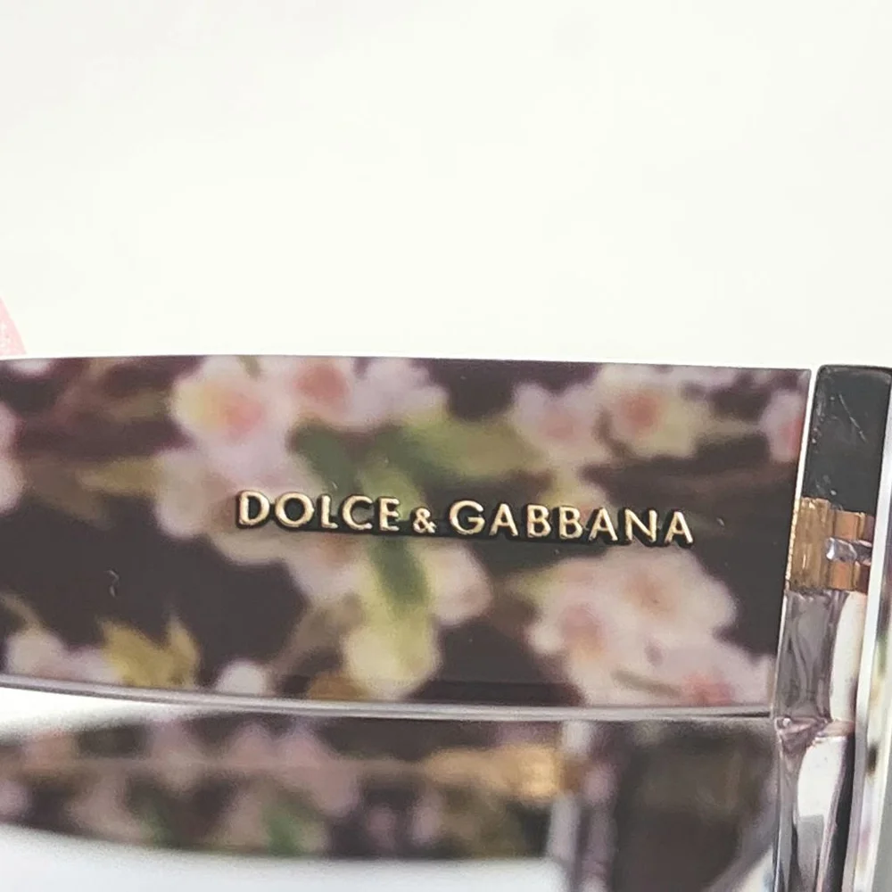 DOLCE & GABBANA Floral Acetate Square Sunglasses DG 4231 - Picture 8 of 10